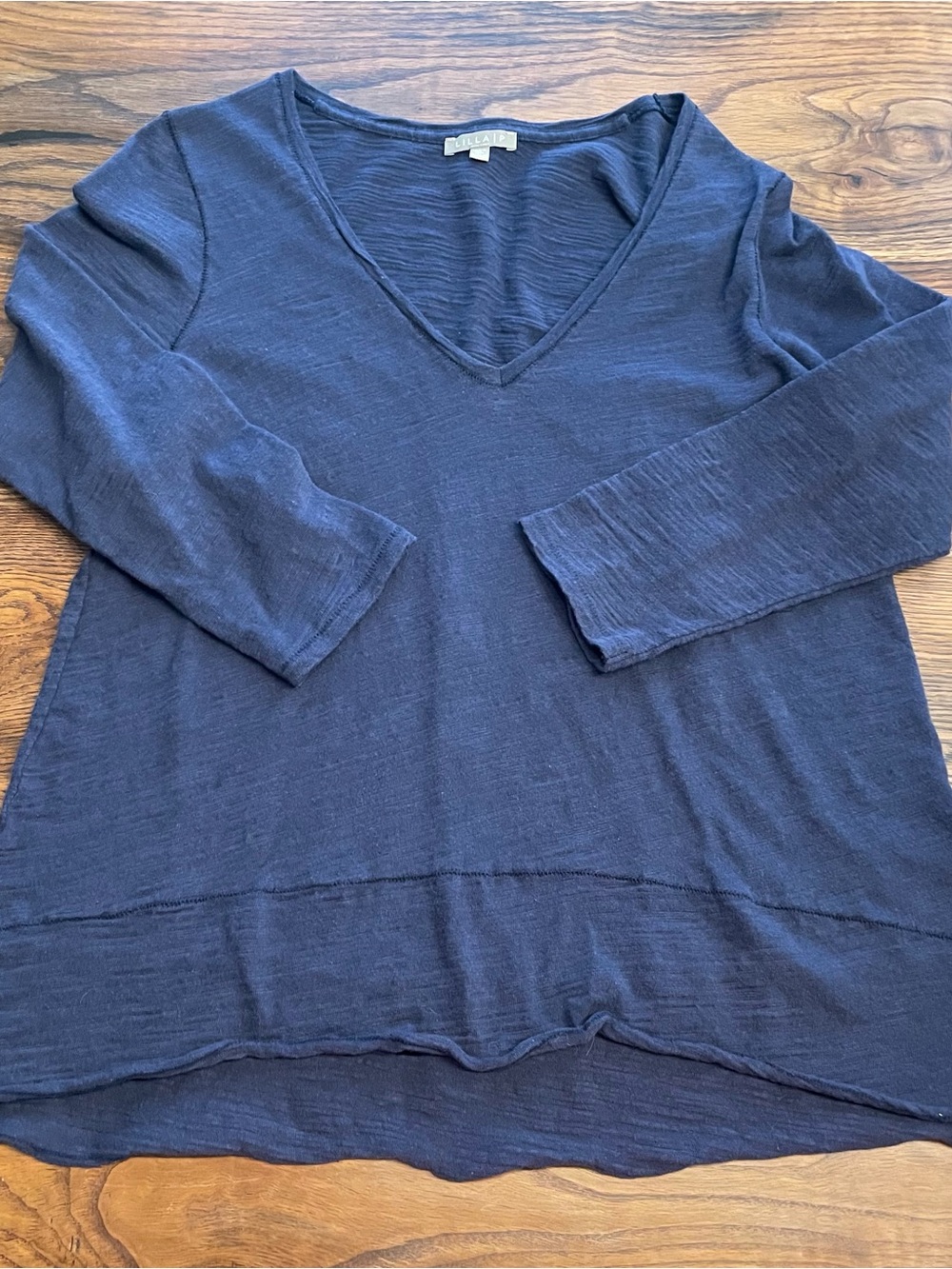 Lilla P Navy V-Neck Lightweight Tunic